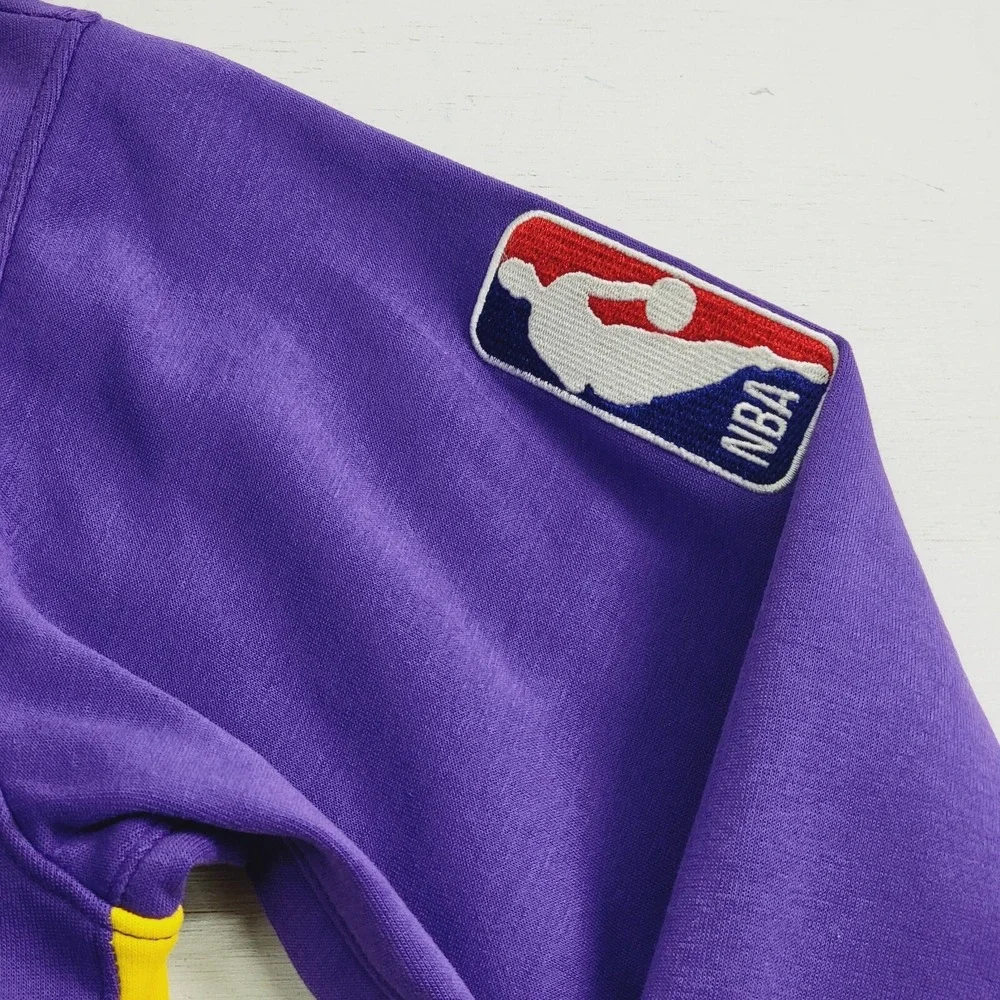 Los Angeles Lakers Showtime Womens Nike Dri-FIT NBA Full-Zip Hoodie Sz M Defect‎